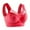 Red, variant on HAiming Women's Strapless Lace Underwear Push up Bras 2025 Plus Size Comfy Seamless Breathable Wireless Bralette
