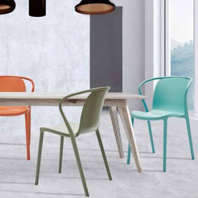(Ensemble de 2) Emma Chaise de Salle à Manger de Patio
