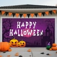 thumbnail image 5 of Diceymbol Halloween Garage Door Cover 157x73 Inch Polyester Holiday Decor 1-Piece, 5 of 8