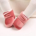 thumbnail image 2 of Newborn Baby Girls Cotton Soft Sole Winter Warm Snow Boots Infant Toddler Mid Calf Snow Boots For Baby Girls 0-18 Months, 2 of 5
