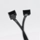 thumbnail image 5 of 6X Cable De 1 Una 2 VíAs Y Divisor En Y 3/4 PWM Conector Macho Ventilador Computadora PC Cable De Adaptador De ExtensióN De Ventilador, 5 of 5