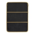 thumbnail image 6 of CosmoLiving by Cosmopolitan 16" x 22" Gold Small Curved Rectangular 1 Shelf Wall Mirror, 6 of 12