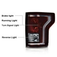 thumbnail image 6 of CROSSDESIGN Rear Tail Light Assembly Pair Fit for Ford F150 2015-2017 Driver & Passenger Side Brake Lamps Without Bulbs Smoke Lens, 6 of 10