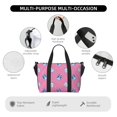 thumbnail image 3 of Travel Duffle Bag French Bulldog Travel Tote Bags Carry on Luggage Waterproof Weekender Bags with Top Handle Adjustable Shoulde Strap for Travel Gym, 3 of 5