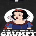 thumbnail image 3 of Disney Snow White & The Seven Dwarfs - You Must Be Grumpy - Juniors Fitted Graphic T-Shirt, 3 of 5