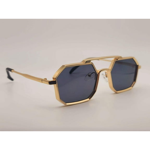 Steampunk Fashion Big Rectangle Unisex Luxury Sunglasses Vintage Punk