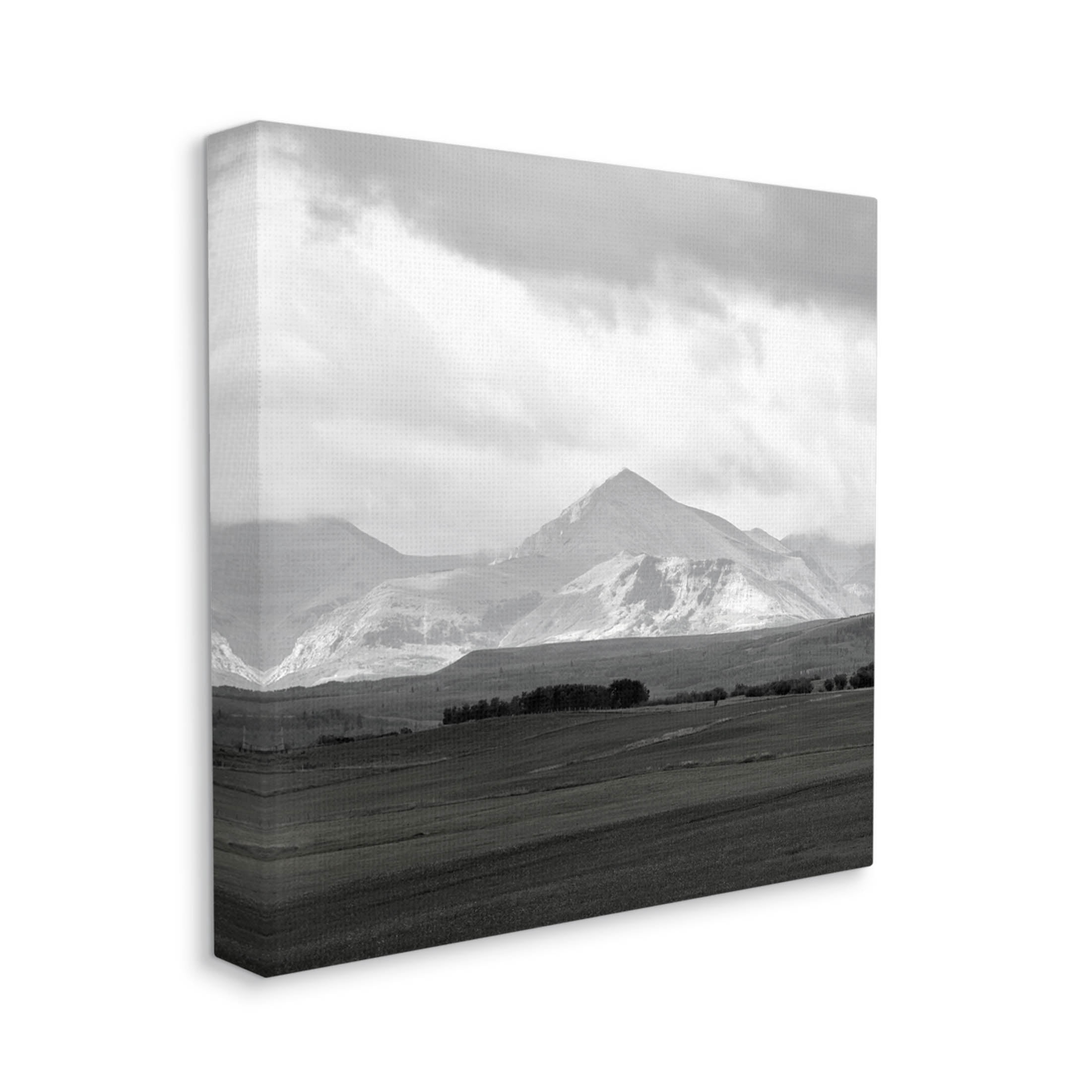 Stupell Industries Rural Mountain Peak Clouds Photograph Gallery Wrapped Canvas Print Wall Art, Design by Carol Robinson