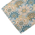 thumbnail image 5 of DouZhe Polyester Placemats Set of 4, Vintage Orienta Mandala Elements Pattern Heat Resistant Place Mats for Dining Table, 12" x 18", 5 of 7