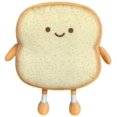 thumbnail image 1 of Almohada de pan tostado, almohadas de juguete de peluche de comida divertida, almohada pequeña y bonita de peluche para sofá tostado (pan tostado, dorado), 1 of 5