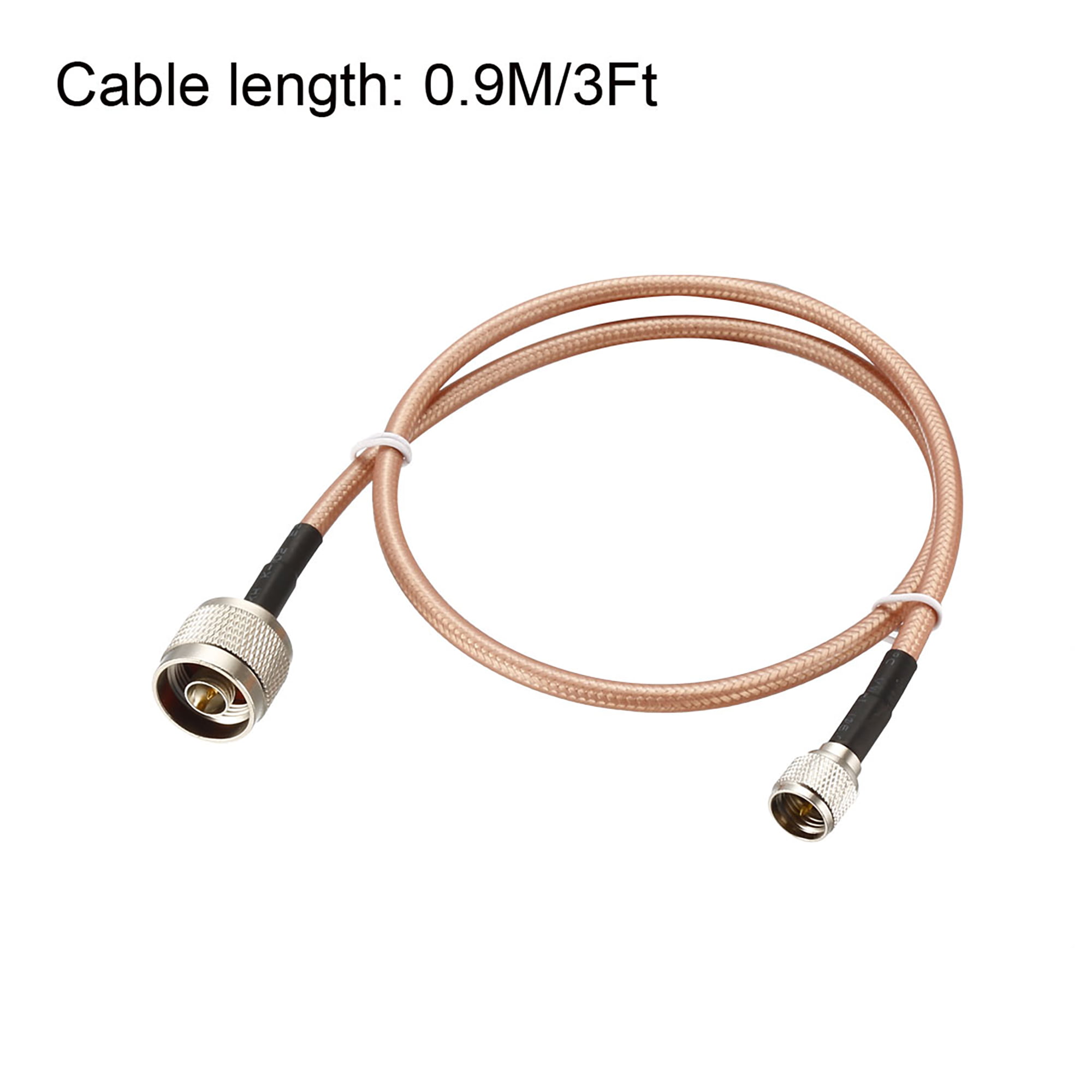 RG400 N FEMALE to MINI UHF MALE Coaxial RF Pigtail Cable USA 