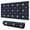 Dark Blue Sun-1, variant on Long Mouse Pads for Desk,Dark Blue Sun Moon Cross Pattern Desk Mats on Top Of Desks, Desk Mouse Pad Extra Large with 3mm Non-Slip Base and Stitched Edge for Gaming,Office,Work,Home 31.5"x11.8"