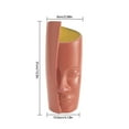 thumbnail image 4 of Advancent Jarrón nórdico PE imitación cerámica maceta contenedor hogar Oficina decoración boda ornamento Decoración del hogar Rosa Rosa Advancent HA001899-01B, 4 of 6