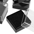 thumbnail image 4 of Caja expositora de insignias transparente para 6 unidades, estuche para pines, caja de almacenamiento para alfileres de pecho con tapa, 4 of 7