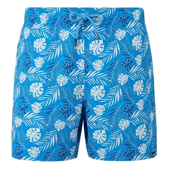 Regatta Mens Loras Leaf Seersucker Swim Shorts