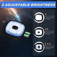 thumbnail image 2 of Usb Rechargeable Light For Led Knit Beanie Hat, 4 Pieces, Strong Medium And Weak Light Mode Led Hat, 2 of 5