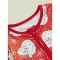thumbnail image 5 of Suealasg Baby Boy Girls Pajamas Rompers Newborn Christmas Clothes Long Sleeve Santa Claus Print One-Piece Pajamas Infant Zip-Up Footless Pjs Full Length Jumpsuits, 5 of 7