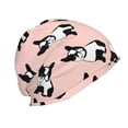 thumbnail image 3 of Salouo French Bulldog1 Print Unisex Beanie Hat,Knitted Baggy Skull Cap Winter Warm Hats Beanie Sleep Hats Cancer Headwear Caps for Women & Men 1 Pieces, 3 of 7