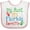 White and Pink, variant on Inktastic My Aunt in Florida Loves Me Boys or Girls Baby Bib