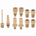 thumbnail image 3 of 10 Pcs Inflator Pump Nozzle Kit Presta Schrader Valve Tube Bicycle Adaptors for Road & Fixie Bike Tire, 3 of 4