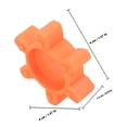 thumbnail image 2 of HINTRMENT Machine Coupling Accessory Plum Shape Coupling Pad Orange 1Pack, 2 of 8