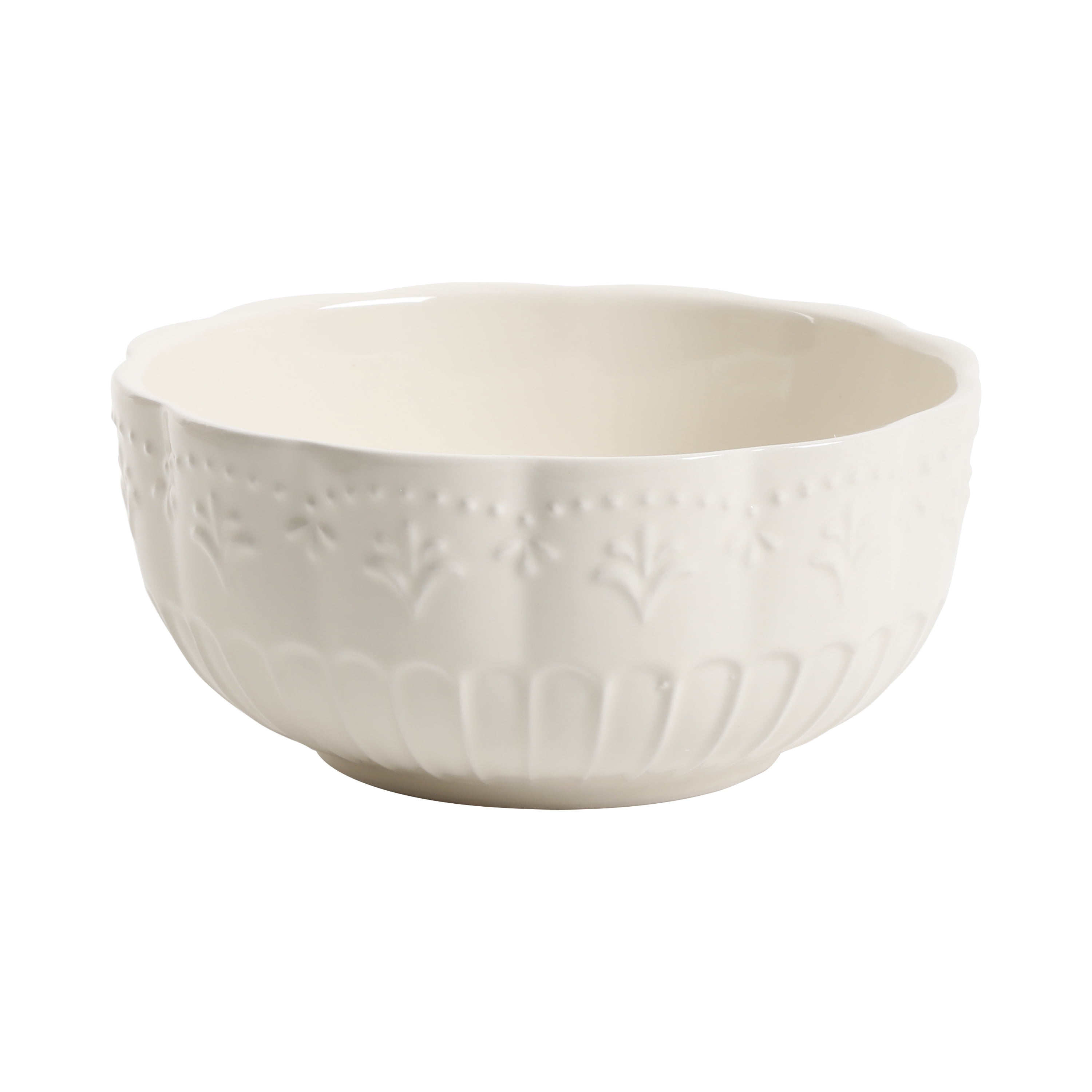 The Pioneer Woman Toni 12-Piece Plates & Bowls Dinnerware Set, Linen
