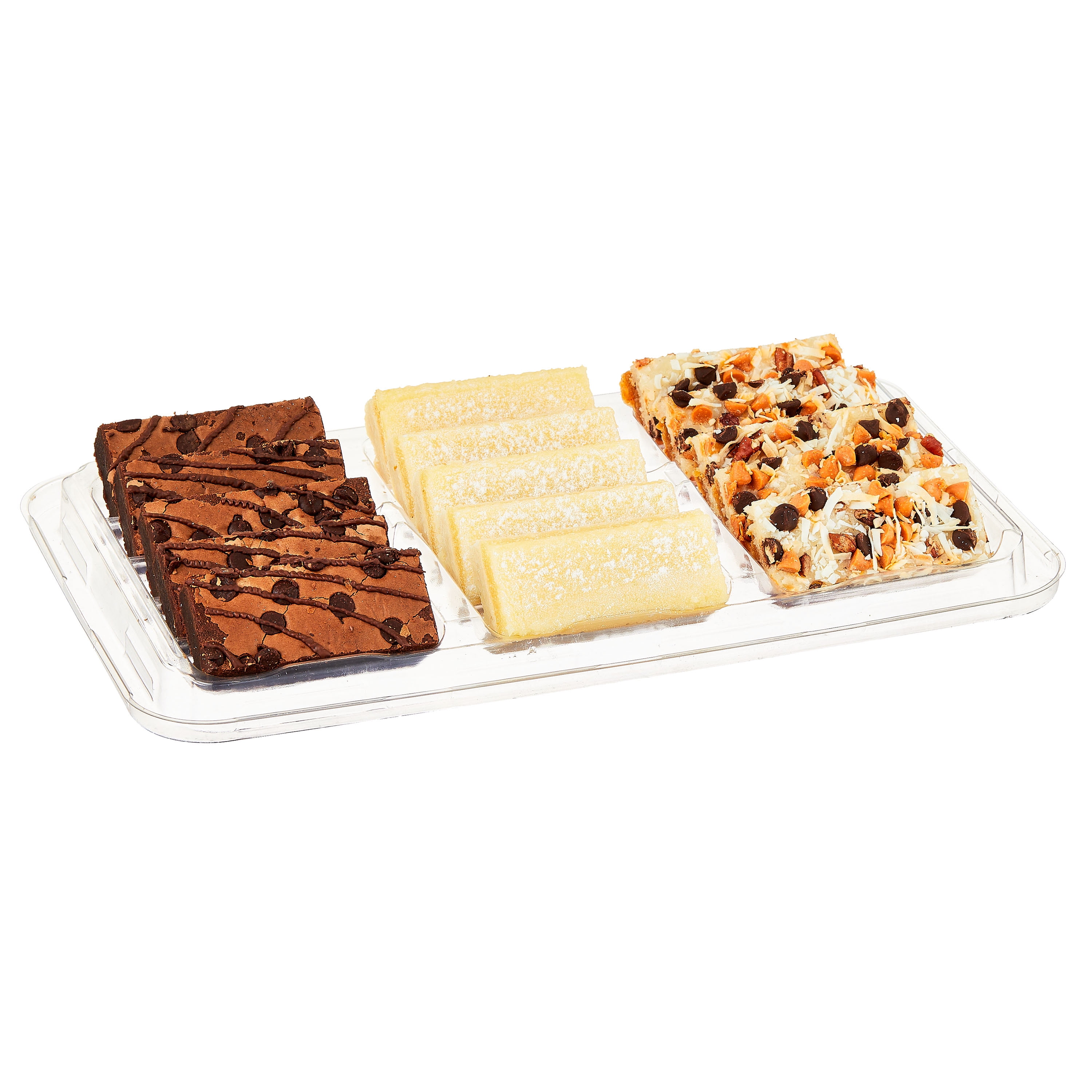 Marketside Brownie, Lemon, Seven Layer Bar Platter, 26 oz, 15 Count (Shelf-Stable) Baked