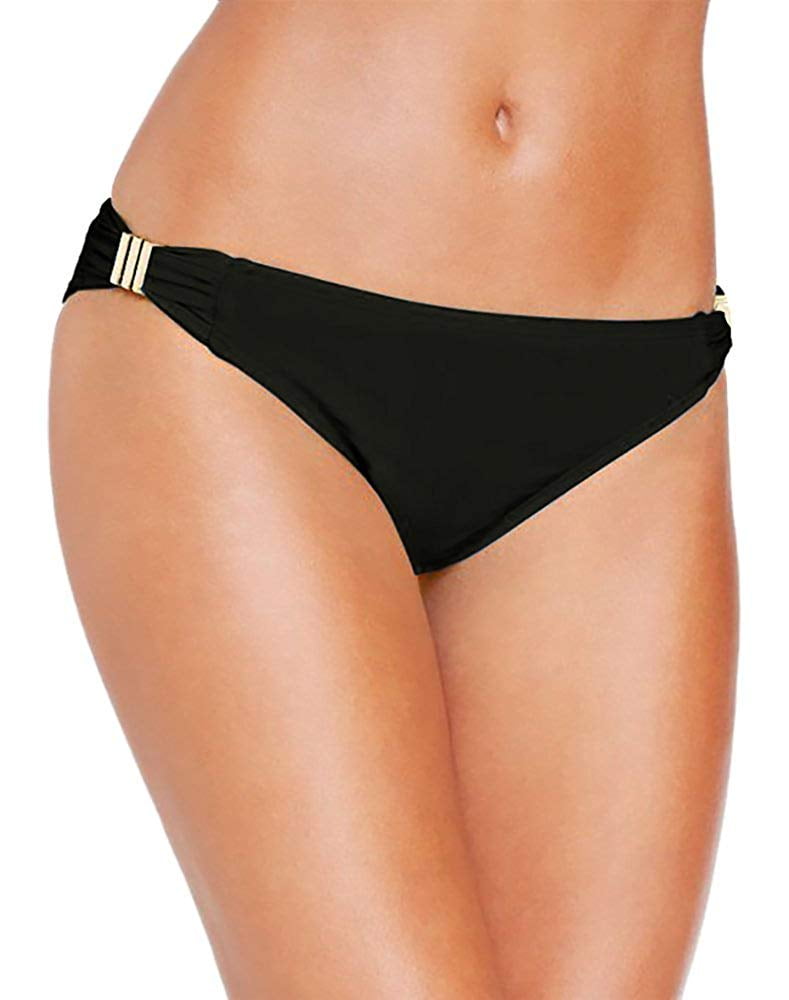 walmart black bikini bottoms