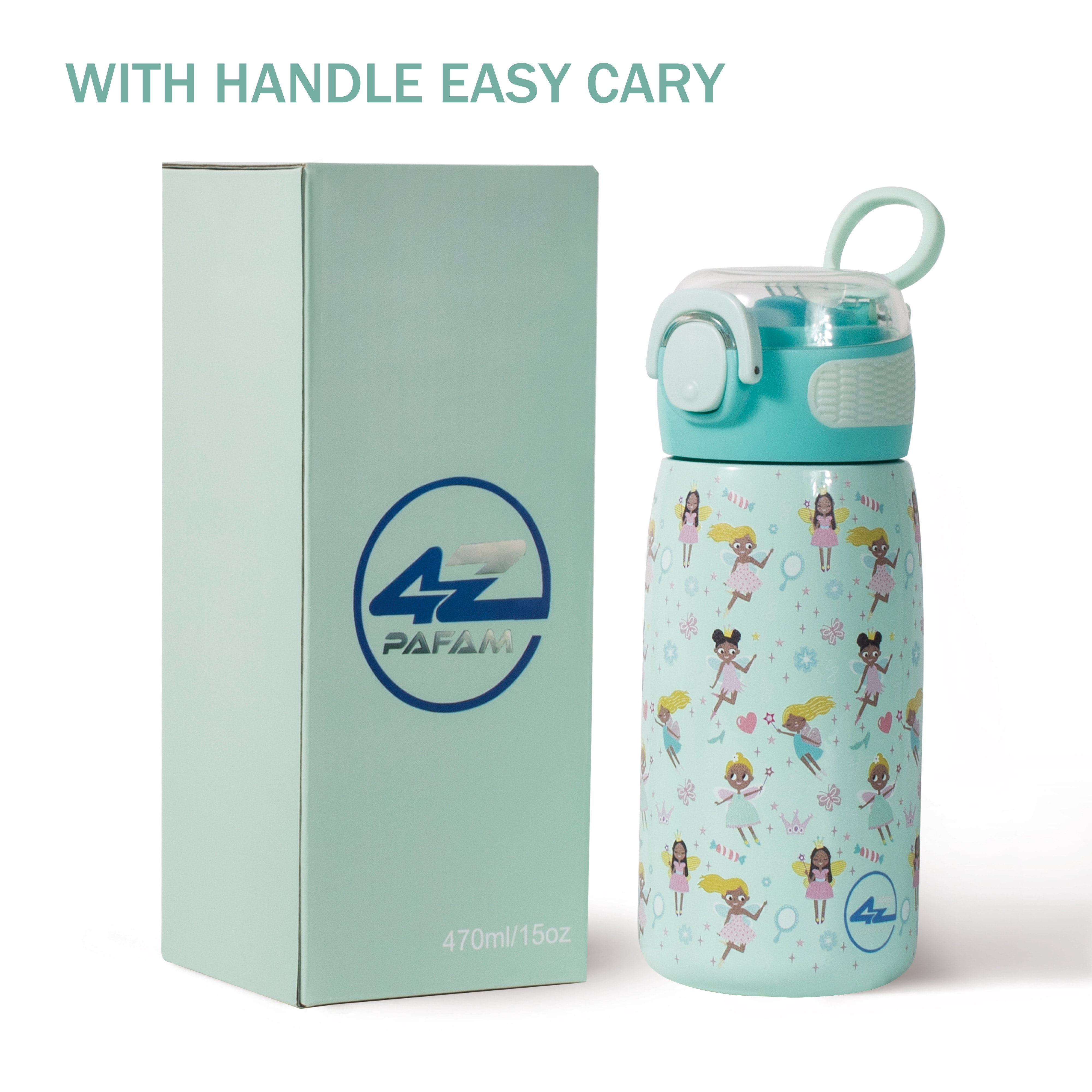 4ZPafam Blue Fairy Stainless Steel Insulated kids Water Bottle