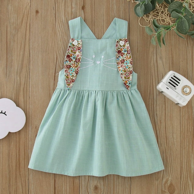 Robes Décontractées pour Fillette, Robes pour Filles, Robe d'Anniversaire pour Fille, Robe de Fête, Robes pour Bébé 3-4 Ans