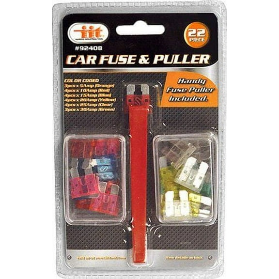 IIT 92408 Car Fuse and Puller Set, 22-Piece
