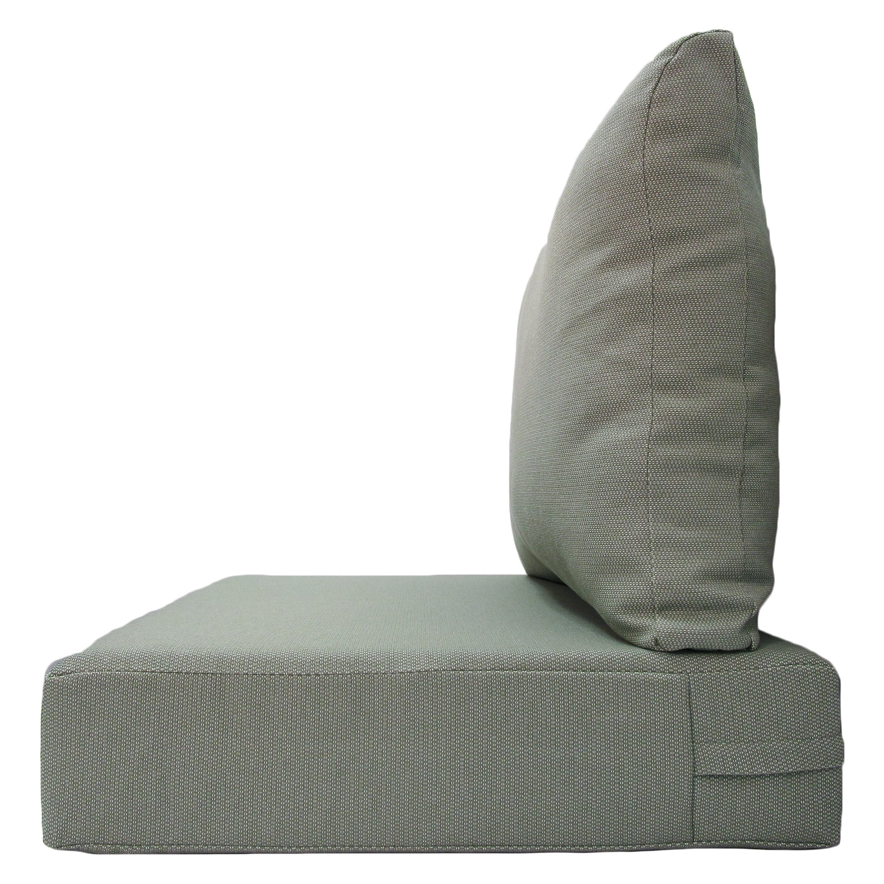 Better Homes & Gardens 24"x 24" Outdoor Deep Seat Cushion, 2-Piece, Green