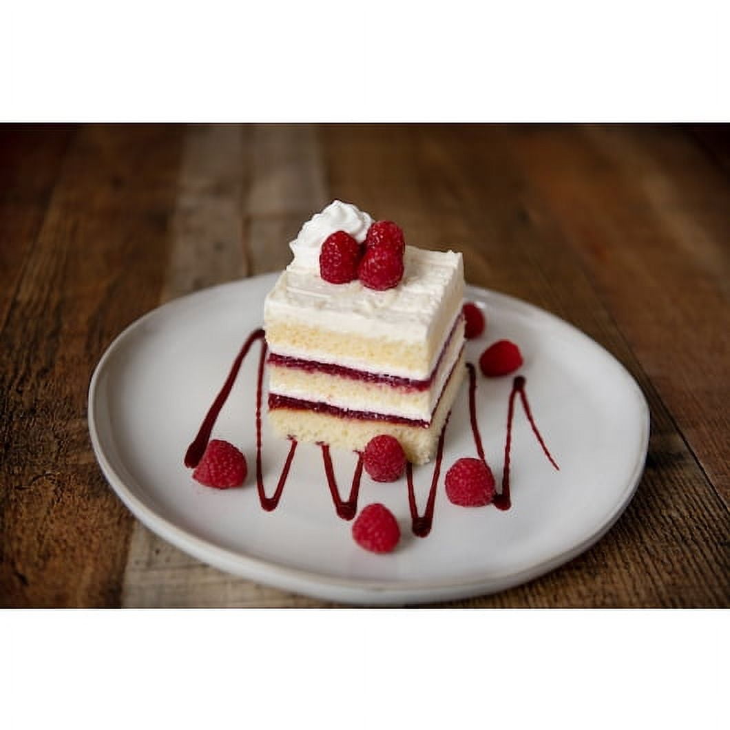 The Original Cakerie White Chocolate Raspberry Dessert Cake -- 2 per case.