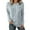 Grey, variant on EDFBUYKRS Fall Shirts Womens Tops Long Sleeve Print Loose Blouse M