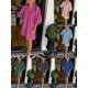 thumbnail image 5 of Vestido de oficina ajustado informal de otoño para mujer, vestido retro elegante con escote en V y cintura alta, estampado, manga 3/4, vestido de fiesta, ropa para mujer, 5 of 5