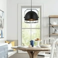 thumbnail image 2 of LEDET 1-Light Black Pendant Light Fixture, Indoor Hanging Light, 2 of 7
