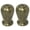 Antique Brass, variant on Urbanest Torrent Lamp Finial – 1-13/16 Inch Tall, Brushed Nickel – Decorative Lamp Shade Finial for Table & Floor Lamps- 1 Piece