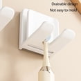 thumbnail image 4 of 1 Piece Seamless Wall Mounted Non Porous Chopper Brush Rack Storage Rack Bathroom Braces Electrical Storage Rack Mouthwash Cup Rack, 4 of 6