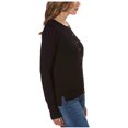 thumbnail image 3 of Kirkland Signature Ladies' Button Up Closure Soft Handfeel Cardigan (M, Black), 3 of 4