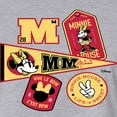 thumbnail image 3 of Disney - Minnie Mouse - Collegiate Patches; Life is Sweet - Juniors Cropped Cotton Blend T-Shirt, 3 of 5