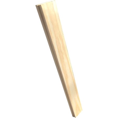 Pine Wood Lumber Solid Board 6 Count Wooden Plank 3/4 in x 4 in x 6 feet Unfinished Suitable for Construction Projects DIY Decor Planed Timber for Home Improvement