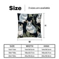 thumbnail image 5 of Animal Exclusive Velvet Throw Pillow Inserts Set of 2 with Unique Patterns - 16x16, 18x18, 20x20 Inches for Pillow Covers and Decorative Pillows for Home, 5 of 6