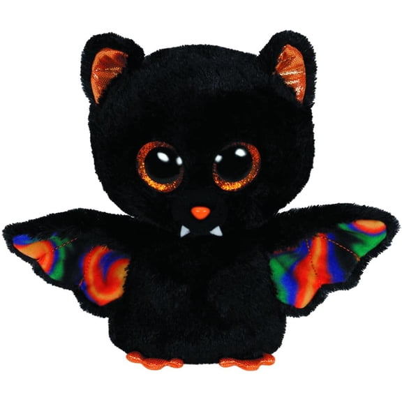 TY Beanie Boos - SCAREM The Halloween Bat (Glittery Eyes) 6" Plush (NO TY HANG TAG)