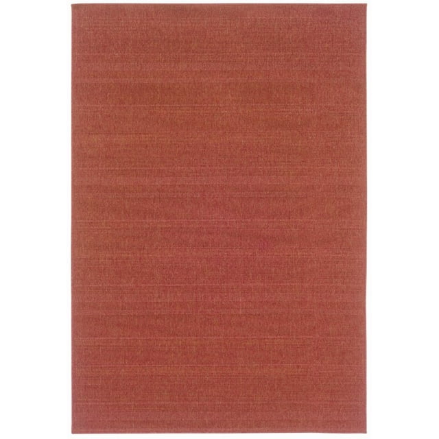 Oriental Weavers Lanai 3'7" x 5'6" Tapis Tissé à la Machine en Rouge