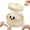 White, variant on Halloween Ghost Dumpling Squishy, Purple Spooky Bun Squishies with Steamer, Stretchy Stress Ball Fidget for Adults Gift