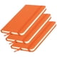 thumbnail image 4 of Agenda de negocios de 3 piezas con correa, ideal para la oficina y la escuela, juego de blocs de notas de tapa dura de PU naranja, tamaño A6, 4 of 8