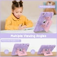 thumbnail image 5 of Fintie Rugged Case for iPad (A16) 11th Generation 11 Inch (2025), iPad 10th Generation 10.9 Inch (2022) - Heavy Duty Shockproof Kid-Friendly Protective Cover, Built-in Kickstand, Purple, 5 of 10