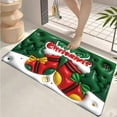 thumbnail image 6 of Chmadoxn Soft Diatom Mud Visual Expansion Floor Mat, Christmas Area Rug, 15.7×23.6 Inch Rug, Hallway Rugs, Low Pile Carpet Indoor Door Mat, Non-Slip Snowflake Rug for Bedroom Kitchen Entryway Bathroom, 6 of 6