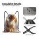 thumbnail image 4 of Fotbe Rainbow English Cocker Spaniel Bolsa Mochila con Cordón Estampada, Bolsa de Gimnasio Deportiva, Bolsa Cinch, Bolsa con Cordón para Hombres y Mujeres-Medium, 4 of 6