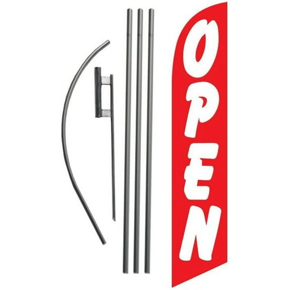 Lottery Cold Beer Advertising Feather Banner Swooper Flag Sign with Flag Pole Kit and Ground Stake