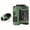 Green, variant on 10000mAh Portable Waist Fan Clip on Wearable Belt Personal Fan Rechargeable Battery Powered with 5 Speeds and Flashlight, Neck Fan Hands Free, 40 Hours Cooling for Outdoor/Camping/Travel/Hiking (Gray)